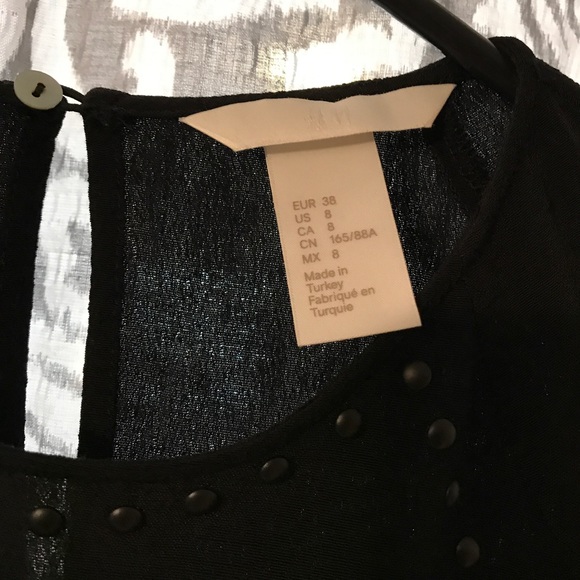 H&M Long Sleeved Black Dress/Tunic - Picture 2 of 5